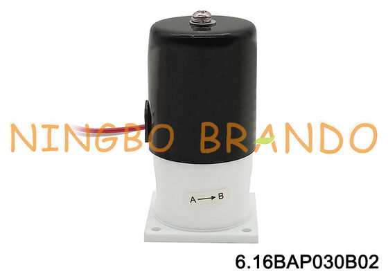 شیر برقی PTFE 1/4 اینچ برای جداسازی مقاومت در برابر خوردگی قلیایی اسیدی