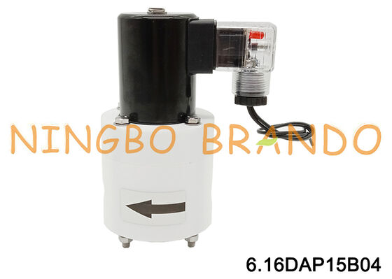 شیر برقی ضد خوردگی 1/2 اینچ PTFE برای مواد شیمیایی قلیایی اسیدی