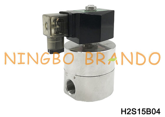 1/2'' Inch High Pressure Stainless Steel Solenoid Valve 200 bar AC220V