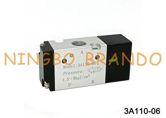 شیر کنترل پنوماتیک ایرتک مدل 3A110-06، 1/8 اینچ، 3 راهه، پایلوت هوا