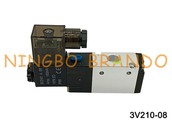 شیر برقی Airtac Type 3V210-08-NC 3V210-08-NO 3/2 way 3V200 Series