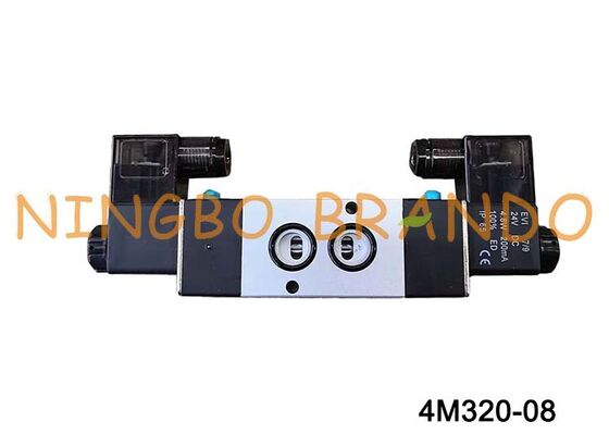 شیر برقی 4M320-08 AC110V 2 موقعیت 5 طرفه NAMUR شیر برقی 220VAC