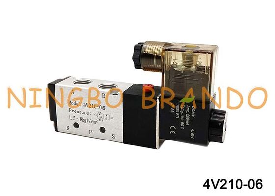 4V210-06 شیر برقی پنوماتیک نوع Airtac 4V210-06-DC24V DC24V