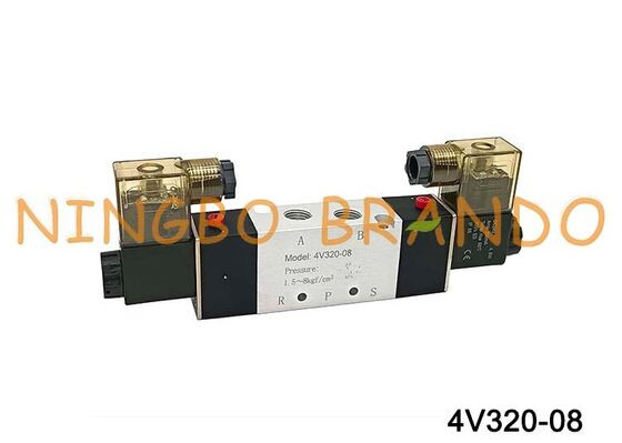 شیر برقی نوع AIRTAC دریچه های هوا 4V320-08 AC220V 110V DC12V 24V