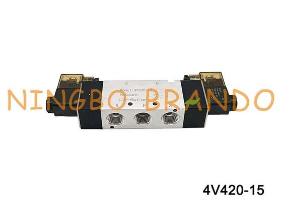 شیر برقی نوع AIRTAC شیر هوا 4V420-15 DC 12V 24V AC 110V 220V