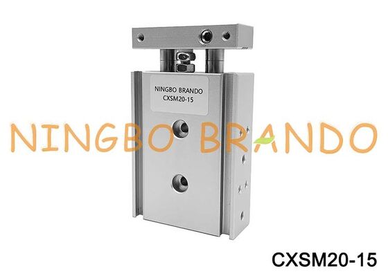SMC نوع CXSM20-15 سیلندر راهنمای دو میله سیلندر هوای بادی 20 میلی متری سوراخ 15 میلی متری