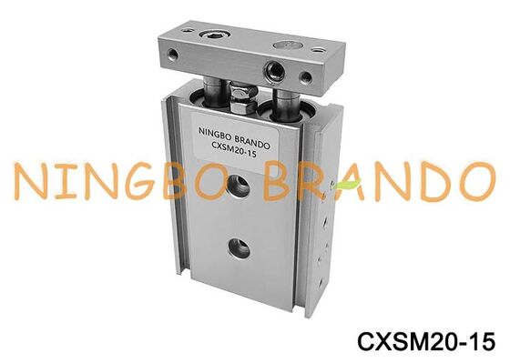 SMC نوع CXSM20-15 سیلندر راهنمای دو میله سیلندر هوای بادی 20 میلی متری سوراخ 15 میلی متری