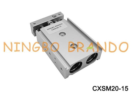 SMC نوع CXSM20-15 سیلندر راهنمای دو میله سیلندر هوای بادی 20 میلی متری سوراخ 15 میلی متری