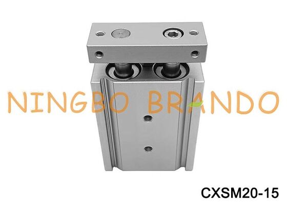 SMC نوع CXSM20-15 سیلندر راهنمای دو میله سیلندر هوای بادی 20 میلی متری سوراخ 15 میلی متری