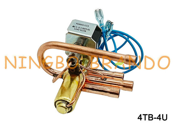 شیر معکوس چهار طرفه 4TB-4U برای تبرید تهویه مطبوع با R22 R407C R404A R410A
