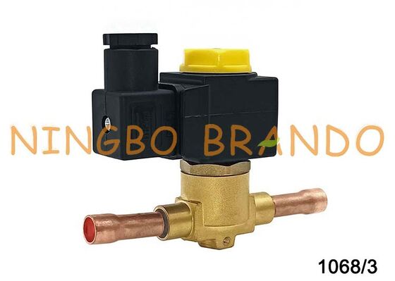 شیر برقی نوع کاستل 3/8 اینچ لحیمی شیر برقی تهویه مطبوع فریزر 1068/3A7