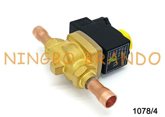 شیر برقی نوع Castel 1/2'' لحیم کاری 1078/4 1078/4A6 1078/4A7 24V 110V 220V