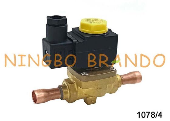 شیر برقی نوع Castel 1/2'' لحیم کاری 1078/4 1078/4A6 1078/4A7 24V 110V 220V