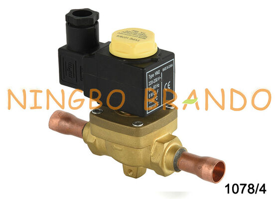 شیر برقی نوع Castel 1/2'' لحیم کاری 1078/4 1078/4A6 1078/4A7 24V 110V 220V