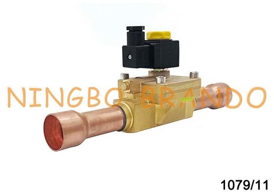 شیر برقی فریزر تهویه مطبوع Castel Type 1079/11 1-3/8 اینچ به طور معمول بسته است