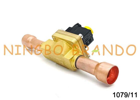شیر برقی فریزر تهویه مطبوع Castel Type 1079/11 1-3/8 اینچ به طور معمول بسته است