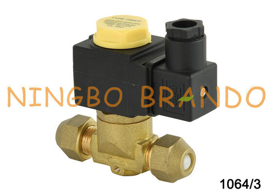 شیر برقی 1064/3 Castel نوع 3/8 اینچ Flare 1064/3A7 برای تبرید