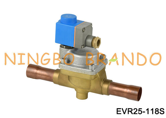 دانفوس نوع 032L2201 شیر برقی EVR 25 لحیم ODF 1 1/8 اینچ