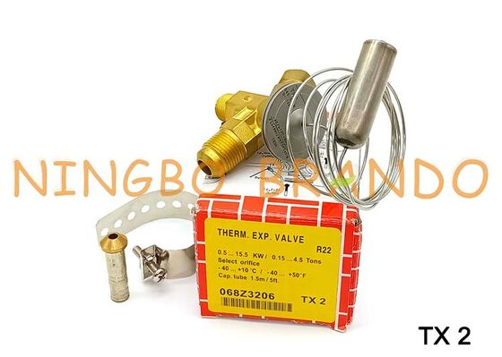 شیر انبساط ترموستاتیک دانفوس نوع 068Z3206 TX2 3/8 اینچ x 1/2 اینچ فلر