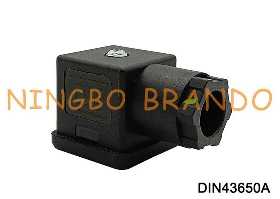 کانکتور سیم پیچ برقی DIN43650A 18 میلی متری 3 پین DIN 43650 نوع A