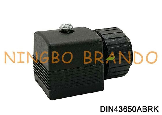 کانکتور دوشاخه کابل سیم پیچ برقی نوع 2508 DIN43650A 18mm DIN 43650 نوع A