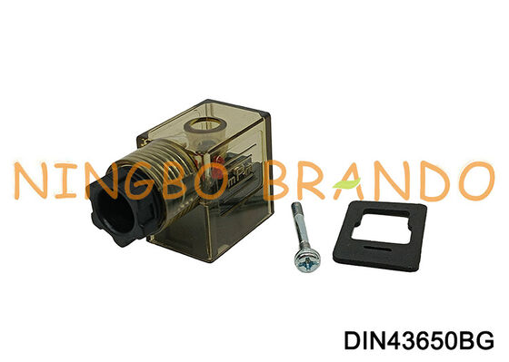 رابط سیم پیچ شیر برقی DIN43650B با LED DIN 43650 نوع B
