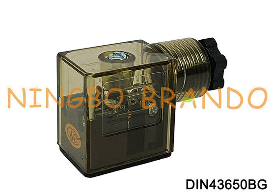 رابط سیم پیچ شیر برقی DIN43650B با LED DIN 43650 نوع B