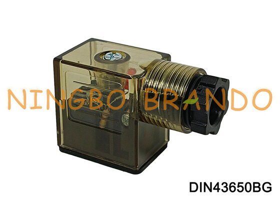 رابط سیم پیچ شیر برقی DIN43650B با LED DIN 43650 نوع B