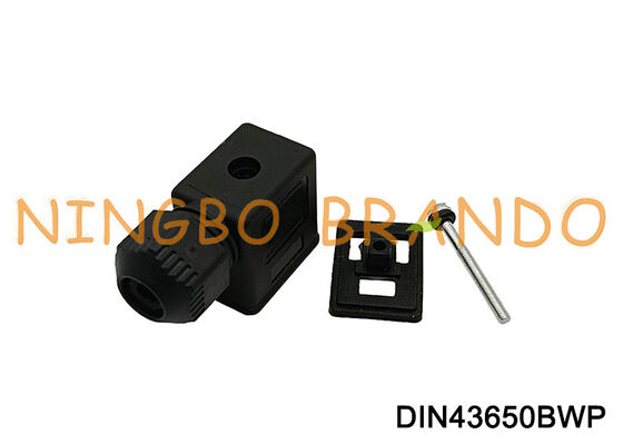 اتصال سیم پیچ شیر برقی ضد آب DIN43650B IP67 DIN 43650 فرم B
