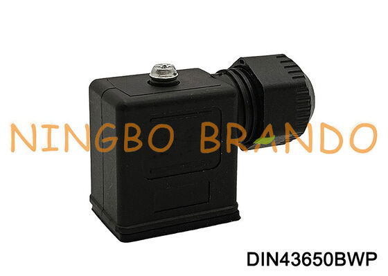 اتصال سیم پیچ شیر برقی ضد آب DIN43650B IP67 DIN 43650 فرم B