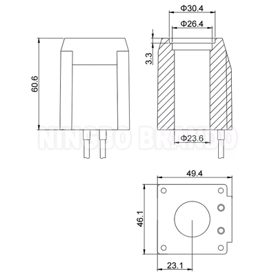سیم پیچ هیدرولیک سولناید 508173 24VDC 508172 12VDC 30W