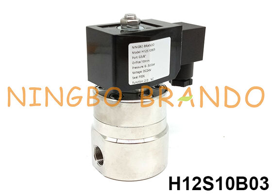 300 بار ولول سولینوئید با فشار بالا 3/8'' 220V 110V 24V 12V