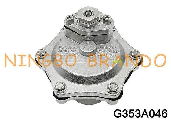 ASCO Type G353A046 1 1/2 اینچ کنترل هوا از راه دور دریچه دیافراگمی دوگانه پایلوت