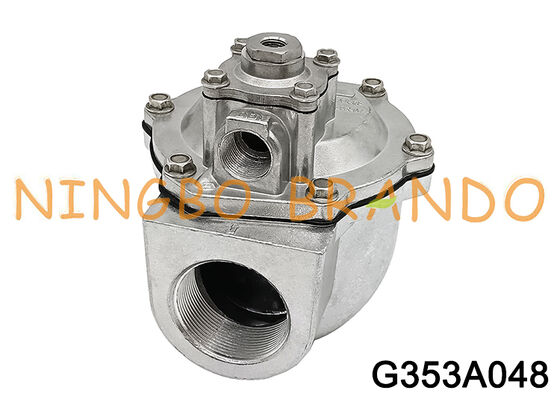G353A048 شیر پالس کنترل شده با هوا شیر کنترل گرد و غبار دیافراگم 2 اینچی