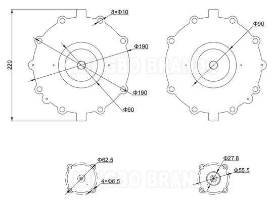 C123432 C123433 کیت دیافراگم برای ASCO نوع SCG353D060 SCG353G060 G353.058 شیر پالس