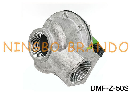 DMF-Z-50S G2 اینچ شیر برقی دیافراگمی پالس پنوماتیک با زاویه سمت راست AC220V DC24V