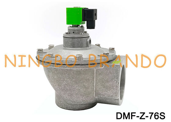 شیر دیافراگمی با زاویه راست DMF-Z-76S G3 AC220V DC24V پالس برقی شیر برقی