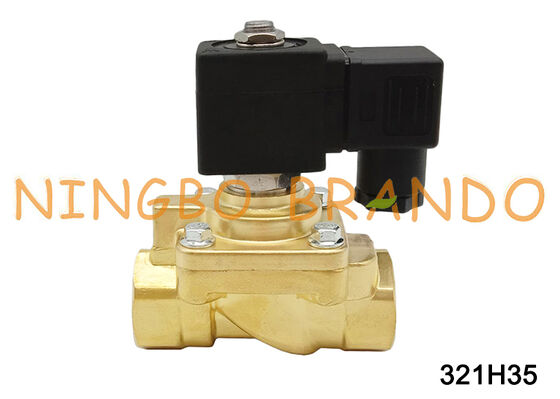 شیر برقی فشار قوی 321H35 نوع پارکر 2 طرفه 24VDC برنجی G1/2 اینچ