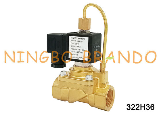 PARKER Type 322H36 DC24V شیر برقی معمولی باز 3/4 اینچ AC220V