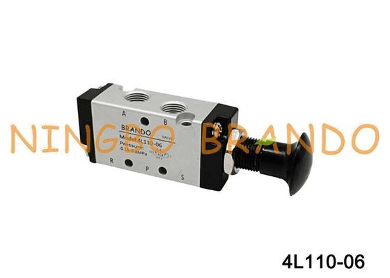 Airtac Type 4L110-06 4L Push-Pull Air Control Valve 5/2 Way