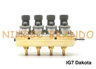 RAIL Type IG7 Dakota Rail Injector Rail 2 Ohm 4 Body Aluminium سیلندر برای LPG CNG