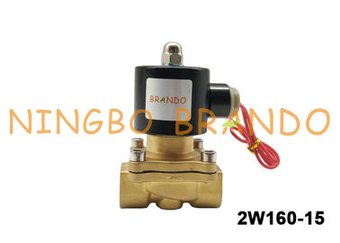 1/2 '' UNI-D Type UD-15 2W160-15 برنج Solenoid Valve AC220V AC110V DC24V DC24V برای روغن گاز آب