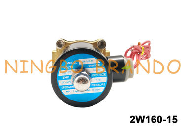 1/2 '' UNI-D Type UD-15 2W160-15 برنج Solenoid Valve AC220V AC110V DC24V DC24V برای روغن گاز آب