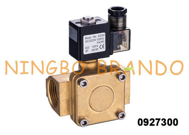 3/4 '' 0927300 دریچه کنترل مایع برقی Solenoid برنجی کاملاً کمپرسور هوا بسته شده