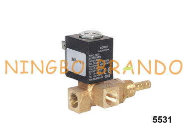 5531 شیر برقی Solenoid قابل تنظیم برنجی برای گاز ذغال سنگ طبیعی 220VAC 24VDC