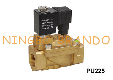 شیر برقی برقی Solooid Shako 1 1/4 &quot;PU225-012 1 1/2 '' PU225-14 220V AC 24V DC