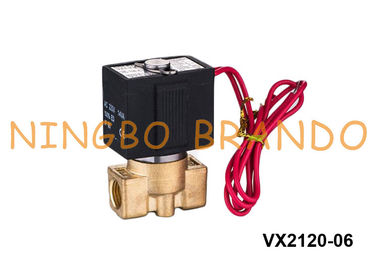 شیر برقی برقی SMC نوع برنجی برای آب 1/8 '' VX2120-06 1/4 '' VX2120-08 220V 24V