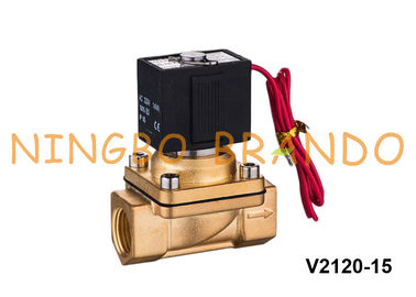 شیر برقی برقی SMC نوع برنجی برای گاز آب 3/8 '' VX2130-10 1/2 '' VX2130-15 220V AC 24V DC