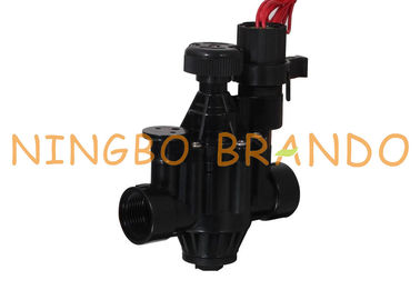 کشاورزی باغ شیر پلاستیکی آبیاری یکپارچه شیر 1 1.5 2 3 اینچ 9V 12V 24V DC