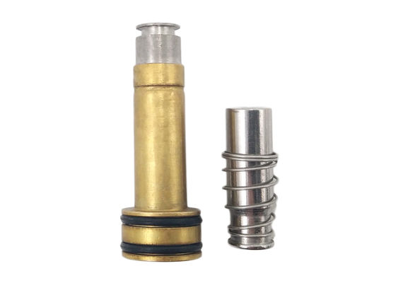7.9mm OD Flange نسخه Brass Guide Tube Automobile Part Stem Plunger Assembly
